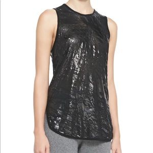 rag & bone Wyeth Crackled Solid Trim Tank